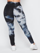 Load image into Gallery viewer, V-waist Waffle Leggings Black - Baloa Boutique