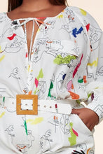 Load image into Gallery viewer, Baloa Art Painting Romper