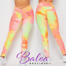 Load image into Gallery viewer, Baloa V-waist Leggings Coral