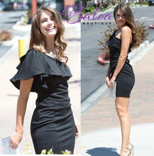 Load image into Gallery viewer, Baloa One-Shoulder Dress