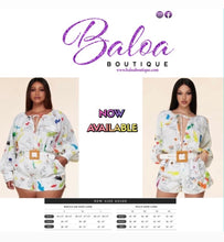 Load image into Gallery viewer, Baloa Art Painting Romper