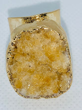 Load image into Gallery viewer, Modesta Citrine Gold Plated Cuff Ring