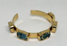 Load image into Gallery viewer, Modesta Turkish Stone Cuff Bracelet
