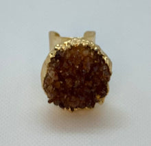 Load image into Gallery viewer, Modesta Citrine Gold Plated Cuff Ring