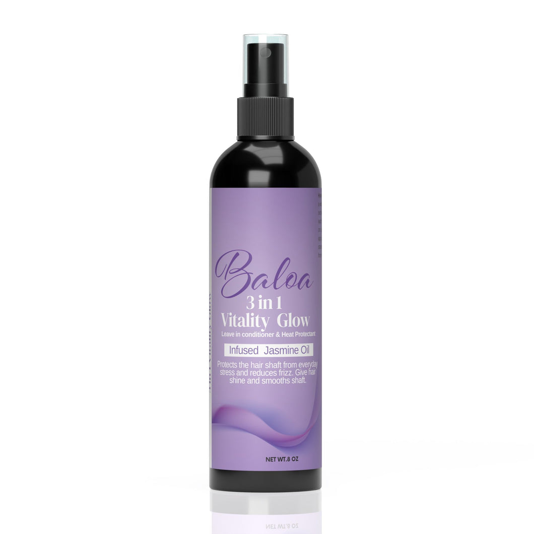 Baloa 3-in-1 Vitality Glow (Leave in Conditioner, Detangle, Heat Protectant)