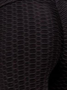 Butt Lifted Capri Set Black - Baloa Boutique