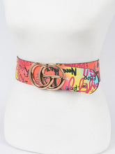 Load image into Gallery viewer, Baloa Graffiti Wide Belt BIG ✨ MONTH ✨ SALE ✨
