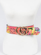 Load image into Gallery viewer, Baloa Graffiti Wide Belt BIG ✨ MONTH ✨ SALE ✨
