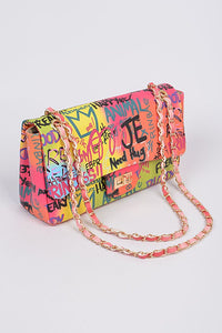Baloa Graffiti Clutch BIG ✨ MONTH ✨ SALE ✨