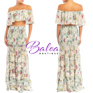 Baloa Floral Skirt Set BIG