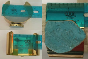 Modesta Turquoise Stone Cuff Bracelets