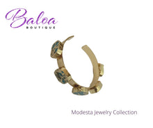 Load image into Gallery viewer, Modesta Turkish Stone Cuff Bracelet
