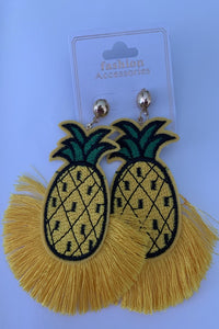 Pineapple Earring - Baloa Boutique
