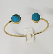 Load image into Gallery viewer, Modesta Turquoise Dual Bracelet
