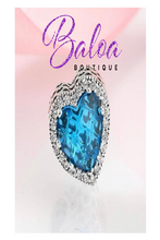 Load image into Gallery viewer, Heart Of The Ocean Charm - Baloa Boutique
